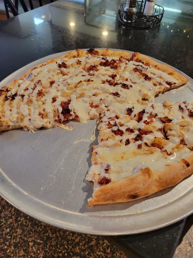 Chicken Bacon Ranch Pizza